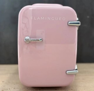 Mini nevera rosa FLAMINGUEO