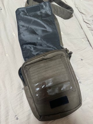 Bandolera piel Rip Curl gris