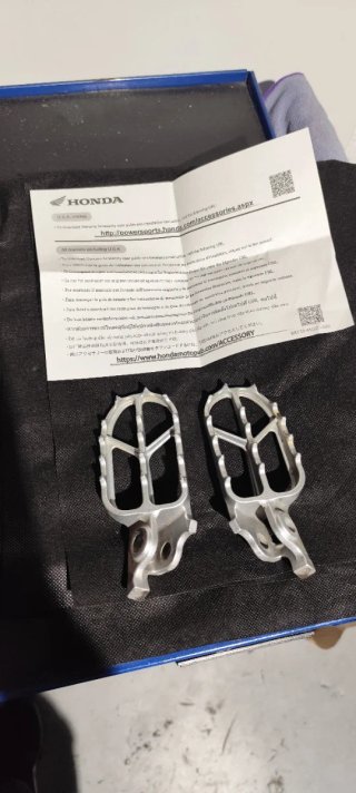 Estriberas Rally aluminio Off Road (Honda)