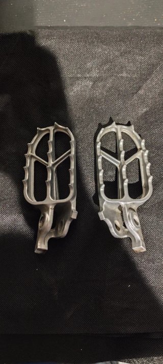 Estriberas Rally aluminio Off Road (Honda)
