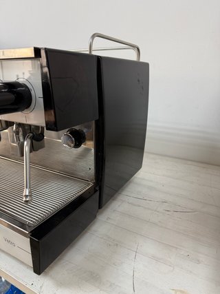 Cafetera cafe Gaggia Vetro industrial blanca