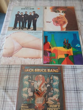 Lote 5 Vinili Rock, Folk, Blues