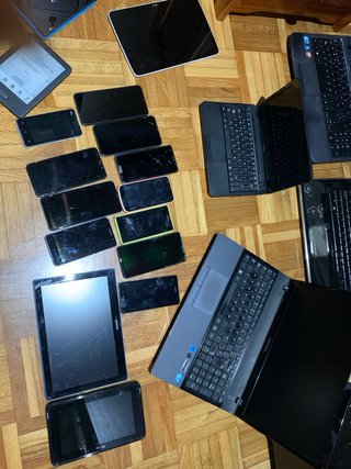 Lote PCs y Teléfonos para Piezas