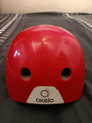 Casco bici niño Oxelo rojo