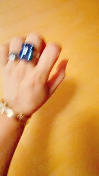 Anillo Oso Tous Azul y Plata