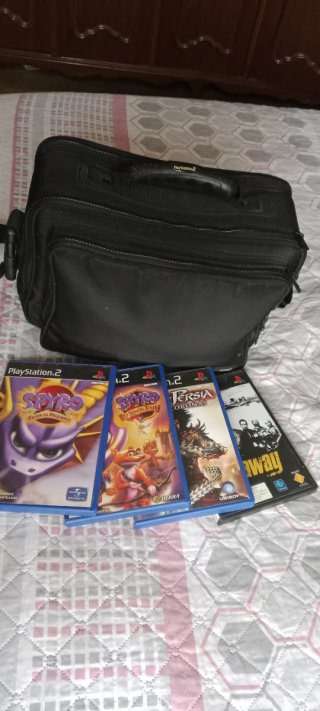 Playstation 2 Sony Negra + Memory Card 8MB+ bolsa