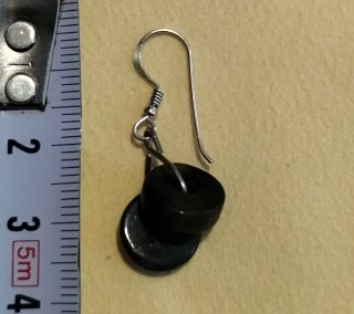Pendientes Jade birmano y Plata