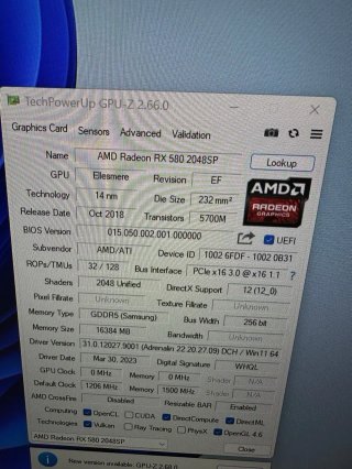 RX 580 16gb #240407