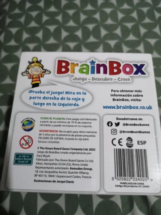 Brain Box Animales Juego de Mesa