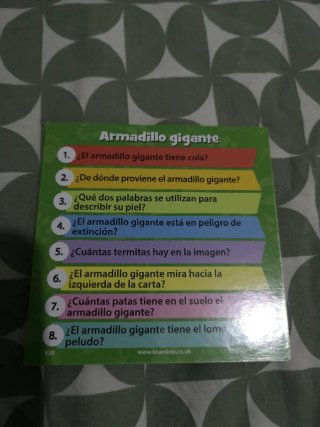 Brain Box Animales Juego de Mesa