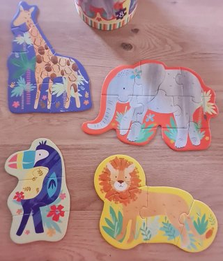Puzzles Primeros Pasos 4 en 1