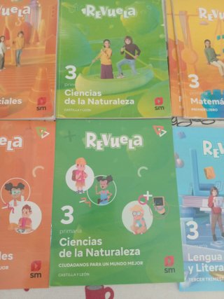 Libros 3 primaria. SM revuela y Oxford