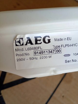 Placa electrónica lavadora AEG L69480FL