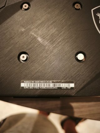 Tarjeta Gráfica MSI RX 6600 8GB