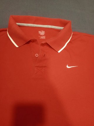 Camiseta Polo Nike Hombre XL Roja