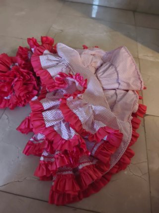 Traje de flamenca para niña 4-6años