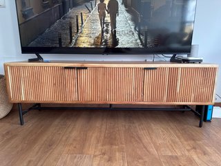 Mueble TV Madera Acacia y Metal