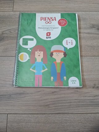 Libro matemáticas 4° primaria. Método Singapur. Sm