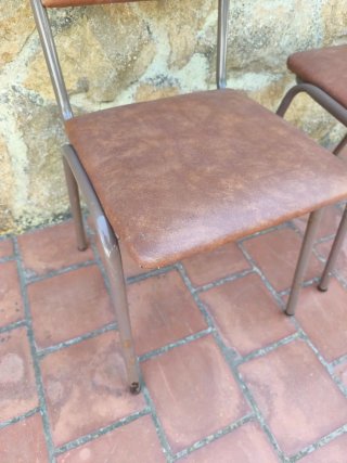 Juego de 2 sillas vintage