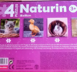 Puzzle Naturin 4 Piezas +3 Años