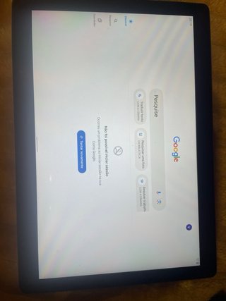Tablet Lenovo com capa
