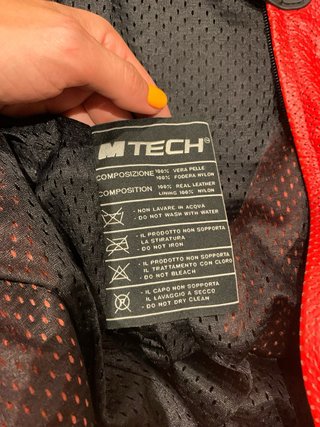 Mono MtechRace piel moto talla 52