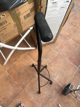 Bastón con asiento plegable solo venta en mano