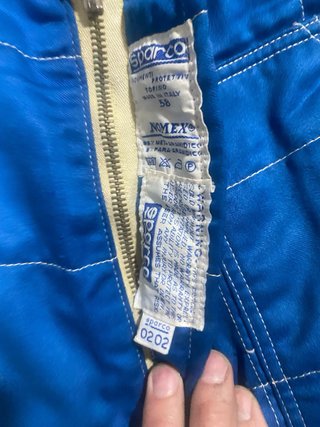 Mono Ignífugo Sparco Azul