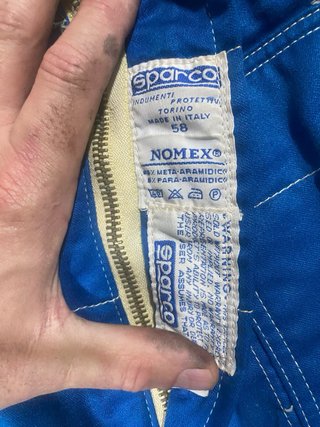 Mono Ignífugo Sparco Azul