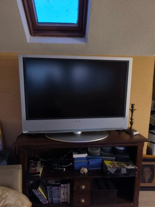 Mueble TV madera maciza
