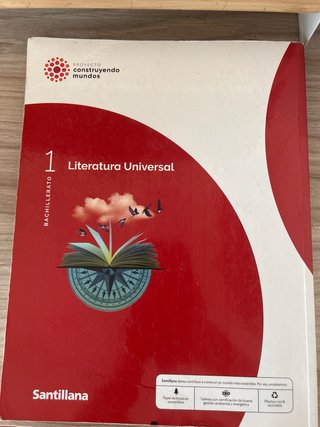 Literatura Universal, 1, Bachillerato, Proyecto...