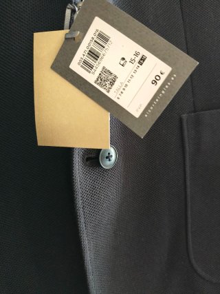 Chaqueta Americana Negra