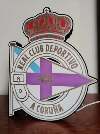 Lámpara LED Deportivo A Coruña -Nuevo Escudo
