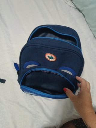 Mochila infantil dinosaurio azul