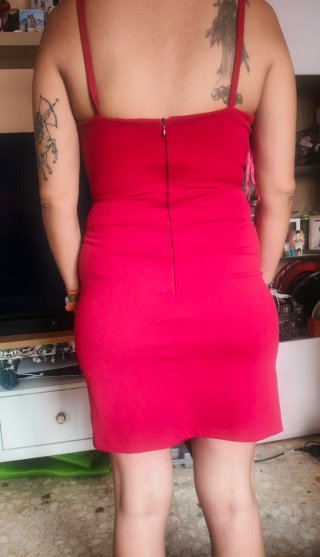 Vestido rojo fiesta talla M