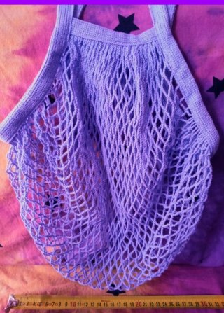BENETTON BOLSO MALVA DE MALLA