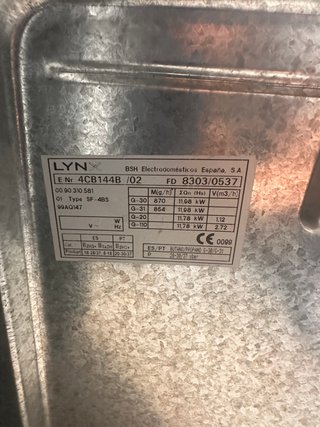 Fornello a gas LYNX bianco