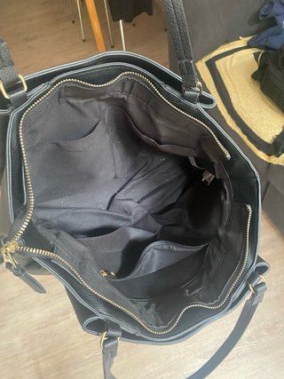 Bolso Parfois Piel Negro Grande