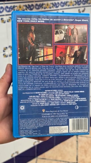 VHS L'Ultimo Boyscout con Bruce Willis