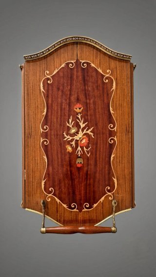 Camarera años 50 de madera y latón