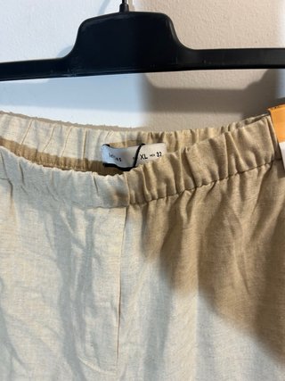 Conjunto Lefties Rayas Beige Talla XL
