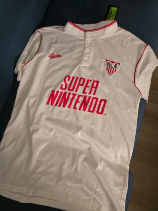 Camiseta Sevilla FC Retro Reebok Super Nintendo