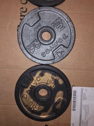 Set Pesas y Barras Decathlon 84kg