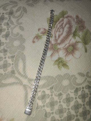 Pulsera de Cadena Cubana de Pavé de Pandora Timele