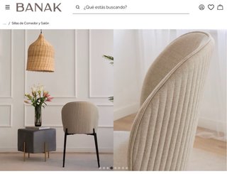 Juego 6 Sillas Banak Nuren Beige