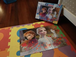 5 Puzzles Disney +3 Años en sus cajas