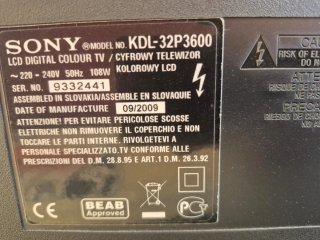 Televisor Sony 32 KDL-32