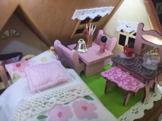Casa Sylvanian Families con figuras