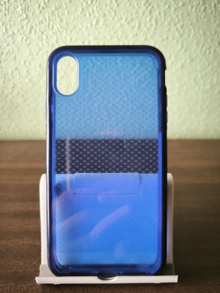 Funda Tech21 Evo Check iPhone Xs Max Azul
