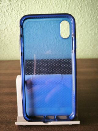 Funda Tech21 Evo Check iPhone Xs Max Azul